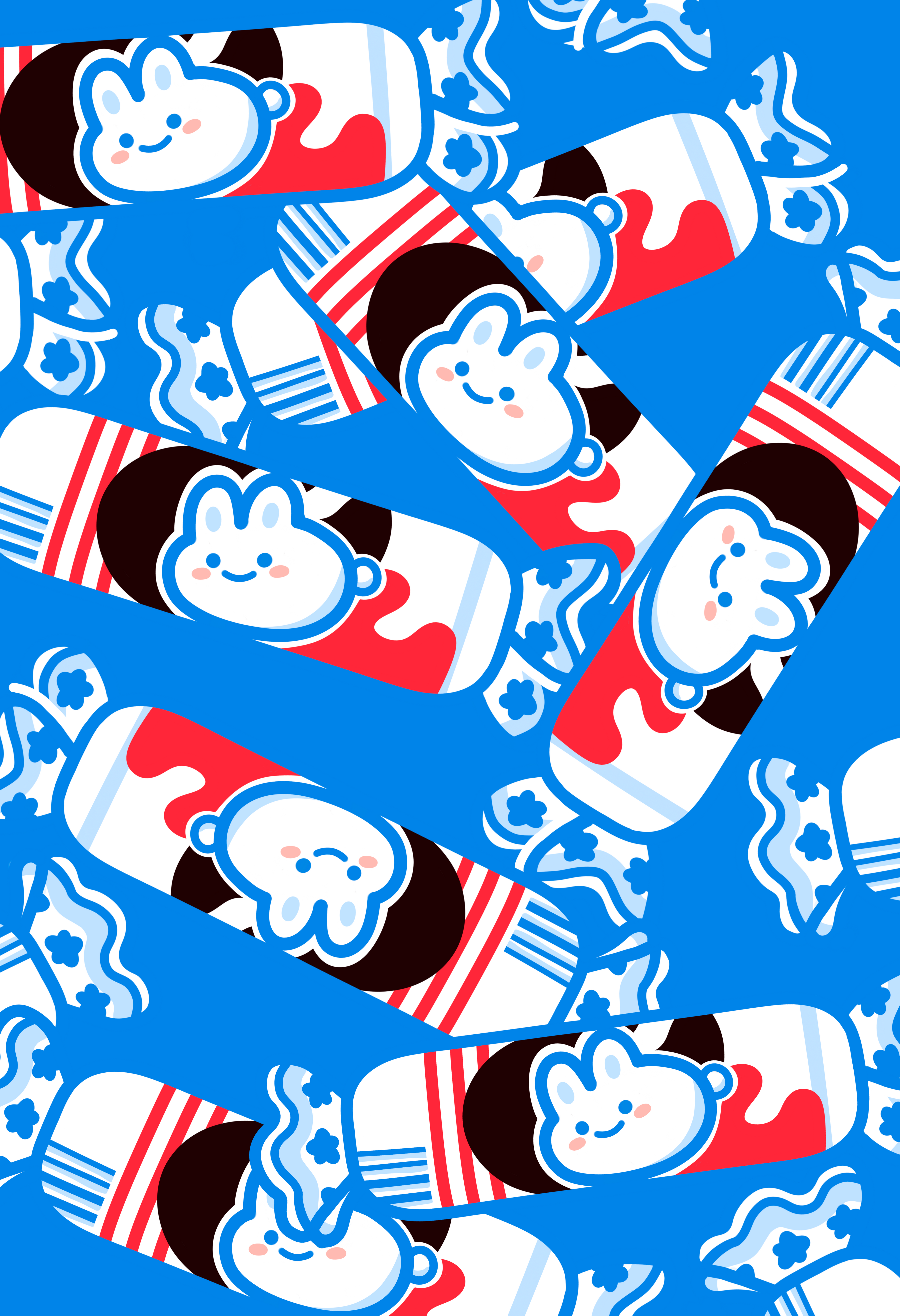 white wabbit poster