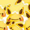 Poke-Derpy Vinyl Matte Laminated Peeker Sticker ✸ Electric
