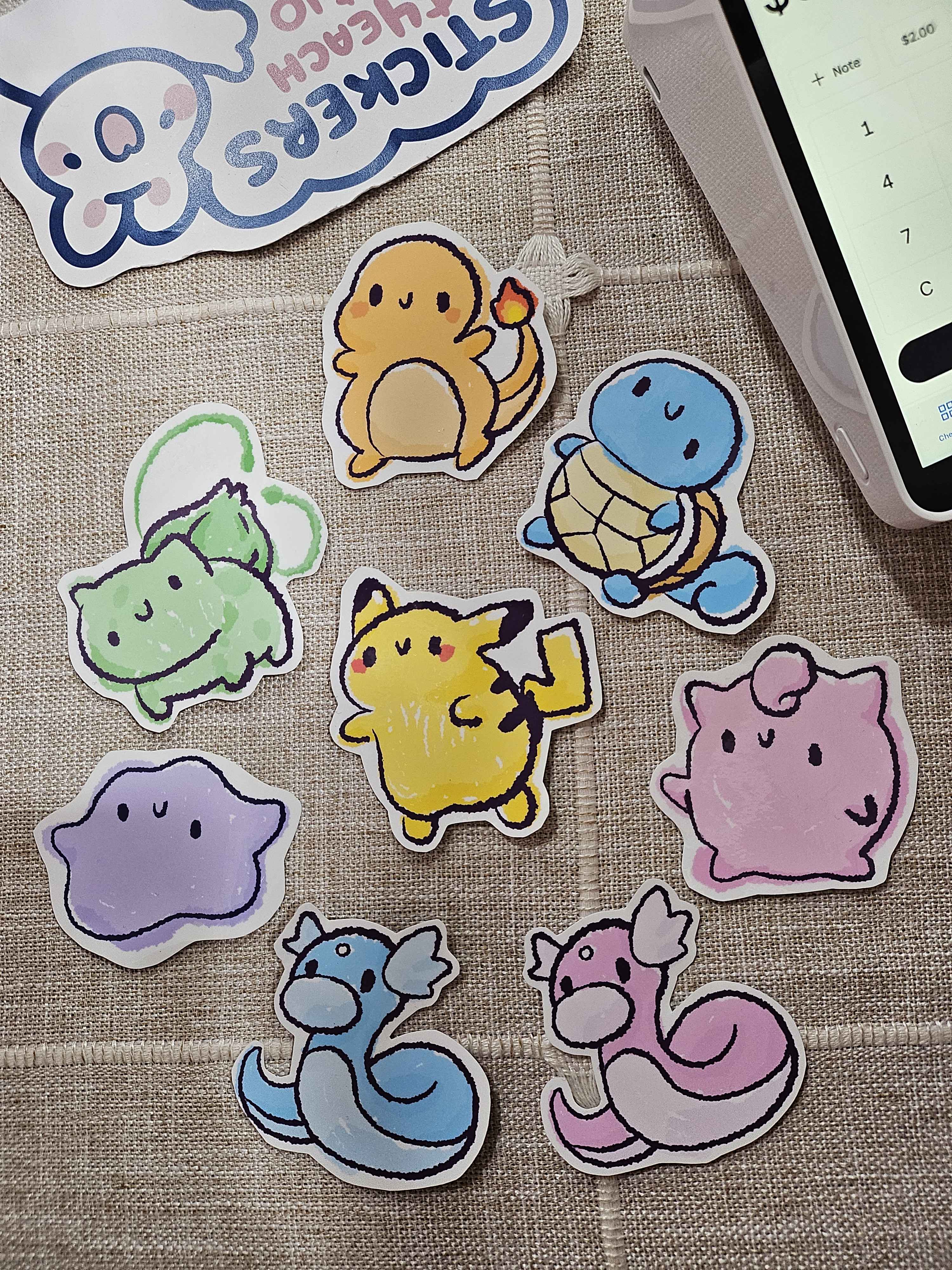 Scribble Mon Sticker