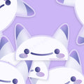 Poke-Derpy Vinyl Matte Laminated Peeker Sticker ✸ Peeky