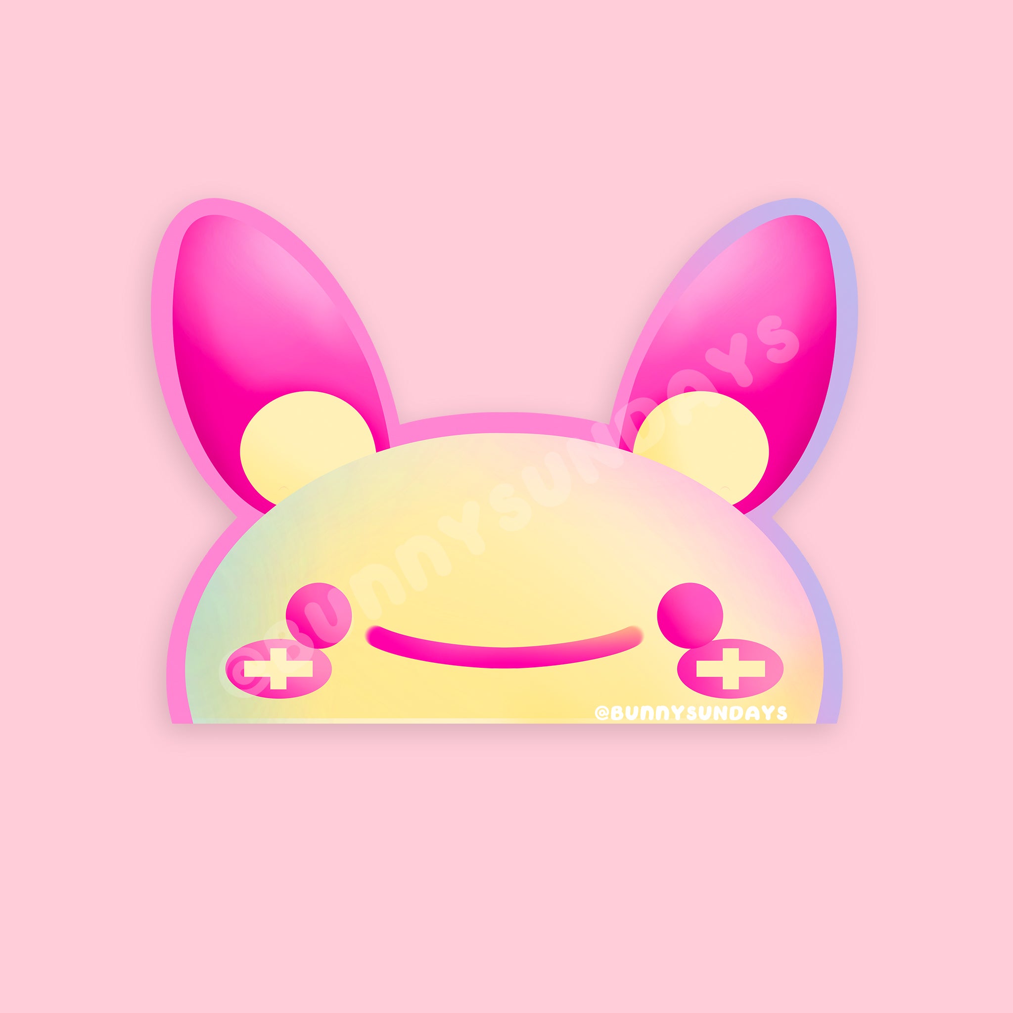 Poke-Derpy Vinyl Matte Laminated Peeker Sticker ✸ Plus